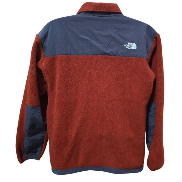 The North Face Mens Polartec Red & Gray Fleece Jacket ski gorpcore warm hiking - Picture 2 of 6